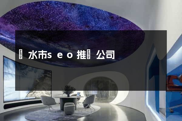 麗水市seo推廣公司