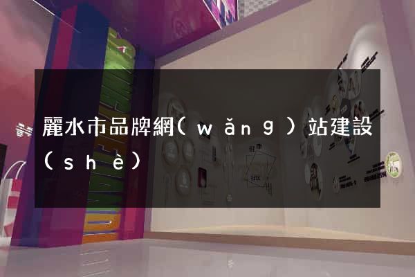 麗水市品牌網(wǎng)站建設(shè)