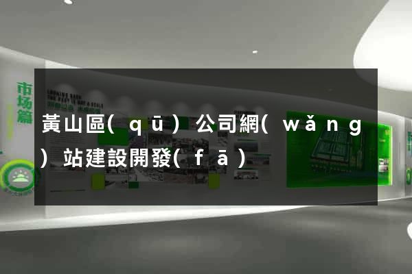 黃山區(qū)公司網(wǎng)站建設開發(fā)