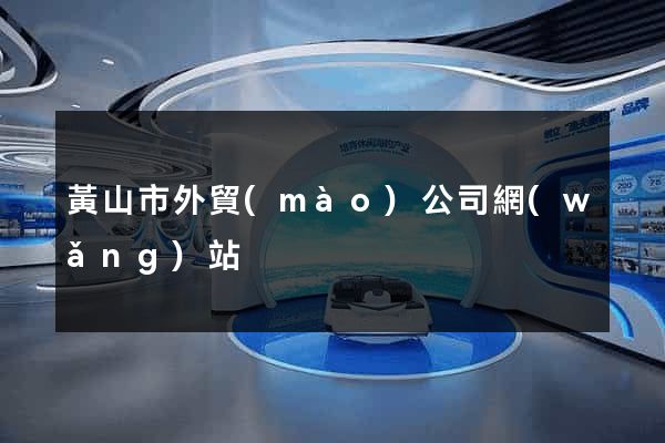 黃山市外貿(mào)公司網(wǎng)站