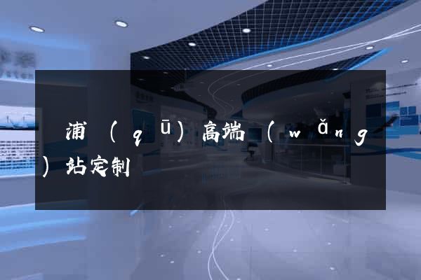 黃浦區(qū)高端網(wǎng)站定制