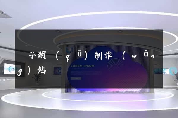 龍子湖區(qū)制作網(wǎng)站