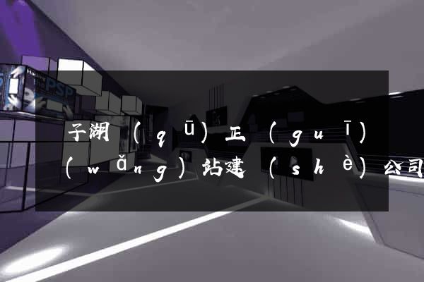 龍子湖區(qū)正規(guī)網(wǎng)站建設(shè)公司