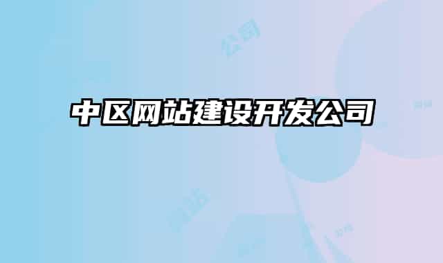 中區(qū)網(wǎng)站建設(shè)開發(fā)公司