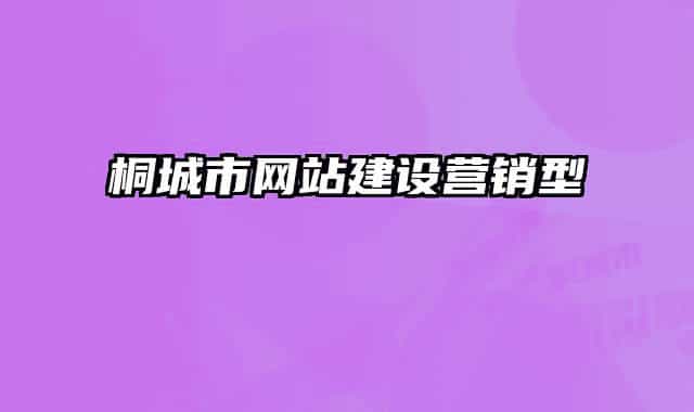 桐城市網(wǎng)站建設(shè)營(yíng)銷(xiāo)型