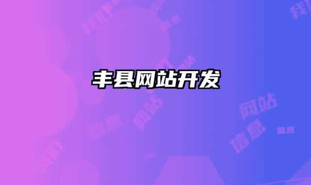 豐縣網(wǎng)站開發(fā)