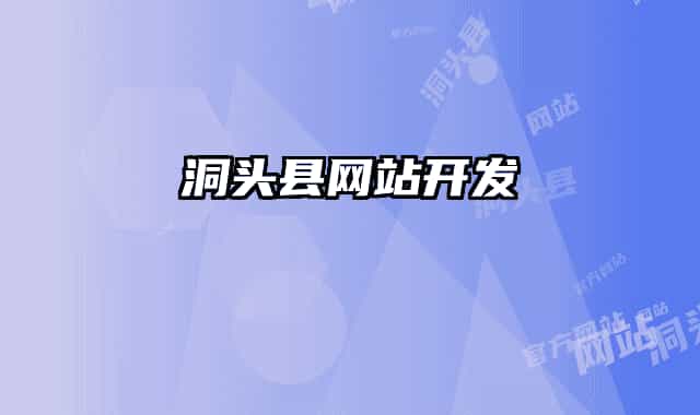 洞頭縣網(wǎng)站開發(fā)