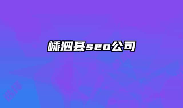 嵊泗縣seo公司