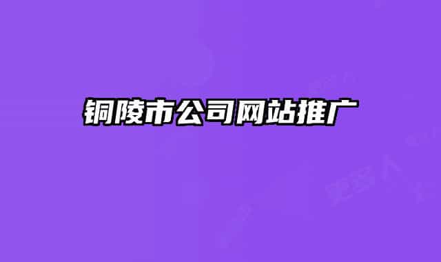 銅陵市公司網(wǎng)站推廣