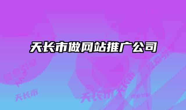 天長市做網(wǎng)站推廣公司